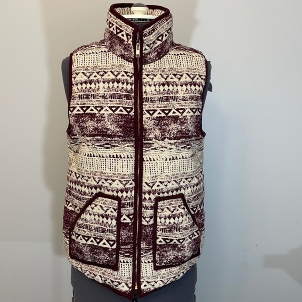 Bo-bel EUC maroon print vest